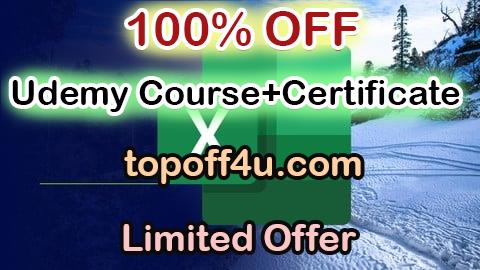 Free Coupon Code Mastering Excel Data Visualization with Design Chart & Graph 100% OFF