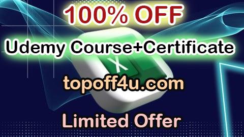 Free Coupon Code Mastering Excel Formulas & Functions: Beginner to Advanced 100% OFF