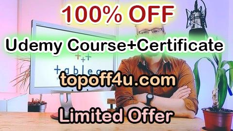 Free Coupon Code Maîtriser Tableau Desktop | Version 2026 100% OFF