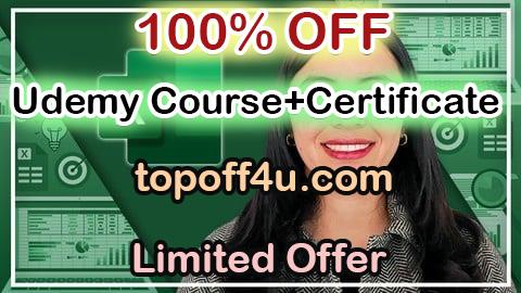 Free Coupon Code Megacurso Completo de Excel: De Principiante a Avanzado 100% OFF