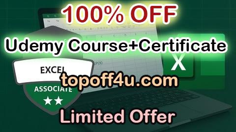 Free Coupon Code Microsoft Excel Associate MO-200 Certification: Test 100% OFF