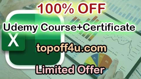 Free Coupon Code Microsoft Excel: Complete Excel from Beginner to Advanced 100% OFF
