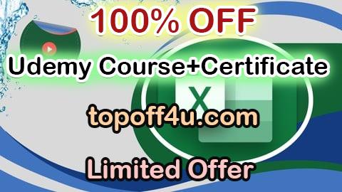 Free Coupon Code Microsoft Excel: Data Analysis, Management and Visualization 100% OFF