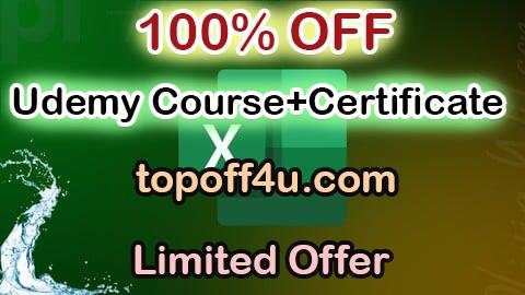 Free Coupon Code Microsoft Excel Data Analysis with Chart and Graph 100% OFF