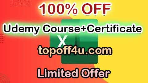 Free Coupon Code Microsoft Excel Formulas and Functions: Beginner to Advanced 100% OFF