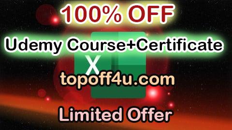 Free Coupon Code Microsoft Excel Masterclass: Learn Excel Step by Step 100% OFF