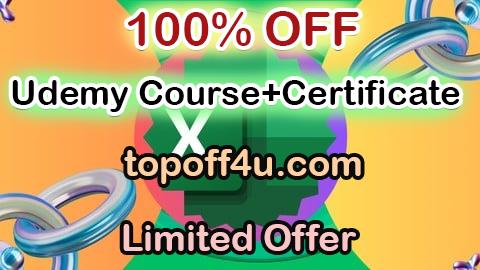 Free Coupon Code Microsoft Excel Pivot Tables: The Pivot Table Masterclass 100% OFF