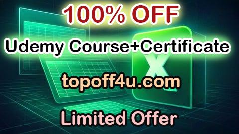 Free Coupon Code Microsoft Excel Practice Test: 1500 Certified Questions 100% OFF