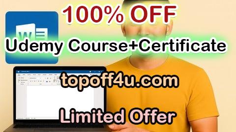 Free Coupon Code Microsoft Word Basics: Master the Interface & Essential Tool 100% OFF