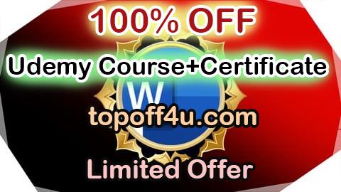 Free Coupon Code Microsoft Word Essential Training: Master the Basics to Pro 100% OFF