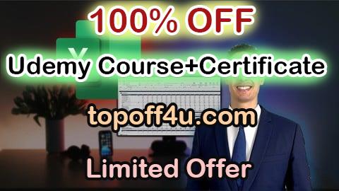 Free Coupon Code Modellazione finanziaria: corso completo di finanza su Excel 100% OFF