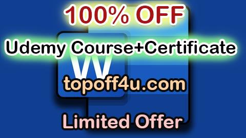 Free Coupon Code MS Word - Microsoft Word Course Beginner to Expert 100% OFF