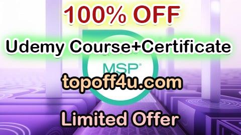 Free Coupon Code MSP Foundation Exam Prep: Programme Management Basics 100% OFF