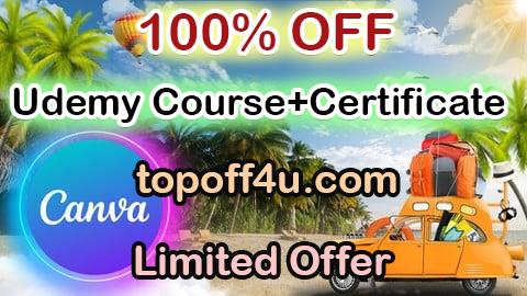 Free Coupon Code Multipurpose Canva Design Bootcamp From Beginner to Pro 100% OFF