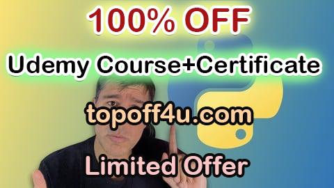 Free Coupon Code Máster Completo Python de cero a experto 2025 100% OFF