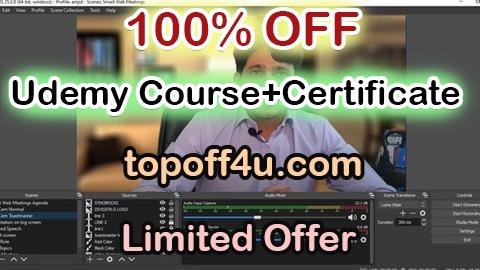 Free Coupon Code OBS Studio Full Course 100% OFF