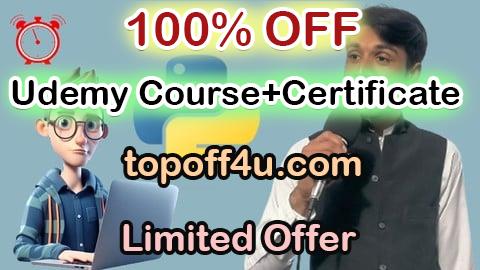 Free Coupon Code ONE Day Bootcamp | Python Programming Course in 01 Day 100% OFF