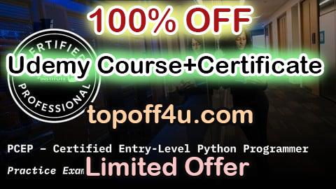 Free Coupon Code PCEP: Certified Entry-Level Python Programmer Practice Exams 100% OFF