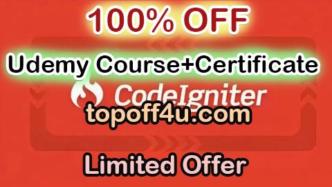 Free Coupon Code PHP CodeIgniter 4: Build Travel Agency Management System 100% OFF