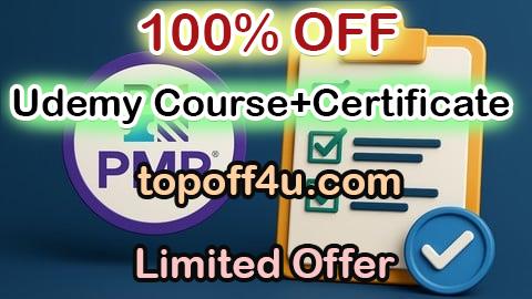 Free Coupon Code PMP Exam Questions : 5 Full-Length Practice Tests 100% OFF