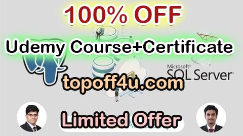 Free Coupon Code PostgreSQL and MS SQL for Beginners 100% OFF