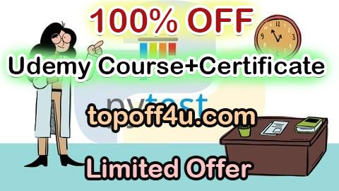 Free Coupon Code Professional Pytest Power: Practice Test Mastery 100% OFF