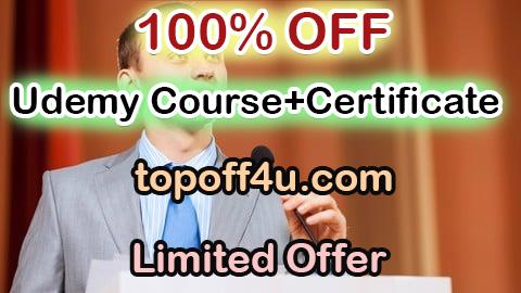 Free Coupon Code Public Speaking: Be a Professional Speaker 100% OFF