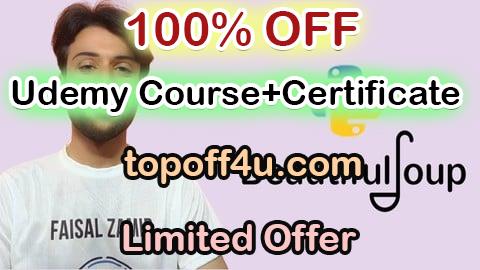 Free Coupon Code Python BeautifulSoup Programming with Coding Exercises 100% OFF