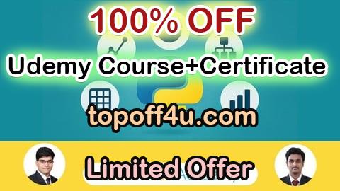 Free Coupon Code Python Bootcamp 100% OFF
