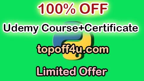 Free Coupon Code Python for Absolute Beginners Learn Programming from scratch 100% OFF