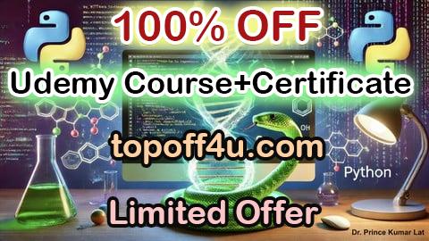 Free Coupon Code Python for Biologists and Beginners 100% OFF