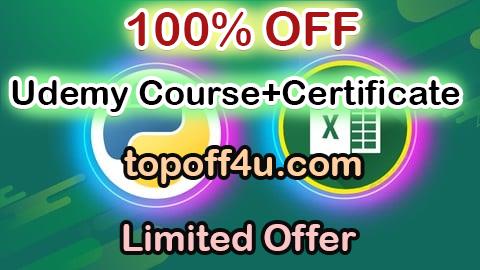 Free Coupon Code Python for Excel Automation Master Data Processing Reporting 100% OFF