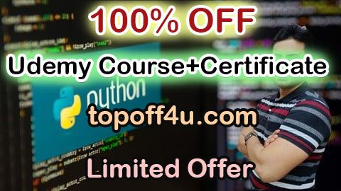 Free Coupon Code Python Programming Mastery 2024: From Basics to Mastery 100% OFF