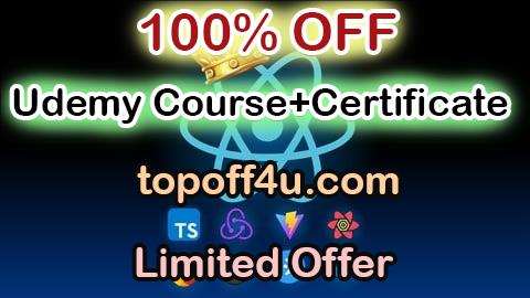 Free Coupon Code React JS: TypeScript, Redux, RTK & Modern Web Dev 2025 100% OFF