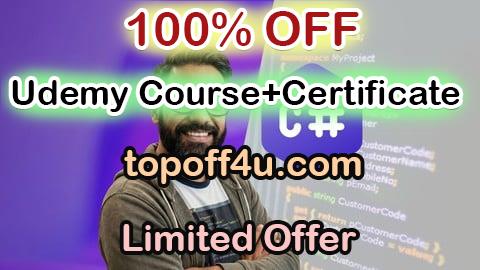 Free Coupon Code Ruta Completa C# : Fundamentos, Programación Avanzada y MVC 100% OFF