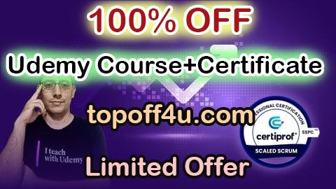 Free Coupon Code Scrum Escalado a múltiples equipos: Certificación CertiProf 100% OFF