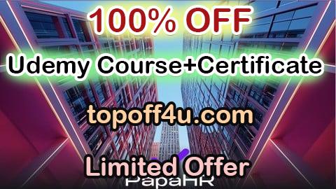 Free Coupon Code Sertifikalı İş Değerleme Uzmanı: Adil Ücret & Grading [TR] 100% OFF