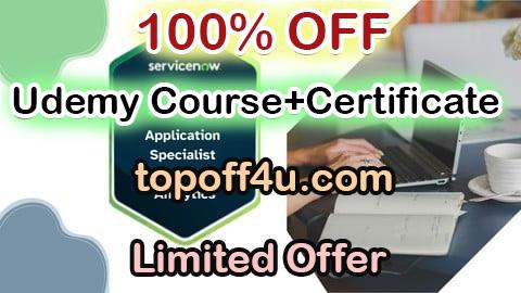 Free Coupon Code ServiceNow Application Specialist Performance Analytics Prep 100% OFF