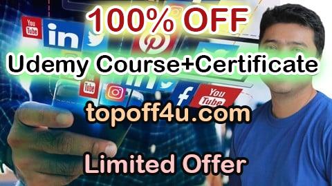 Free Coupon Code Social Media Marketing MASTERY 2025 + 9 Social Ad Platforms! 100% OFF