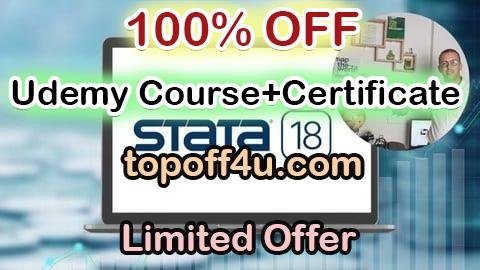 Free Coupon Code STATA de A à Z : De Débutant à Expert en Analyse Statistique 100% OFF