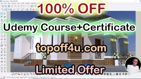 Free Coupon Code Super 3bedoom SketchUp Pro From Basic To Advance Level 100% OFF