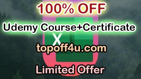 Free Coupon Code The Complete Excel Data Analysis Course: Step by Step Guide 100% OFF