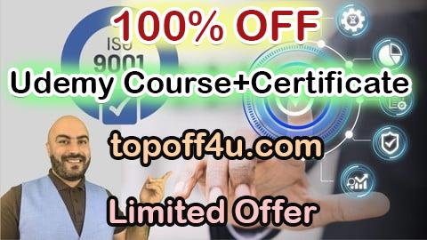 Free Coupon Code ISO 9001:2015 The Quality Management Systems Master Class 100% OFF