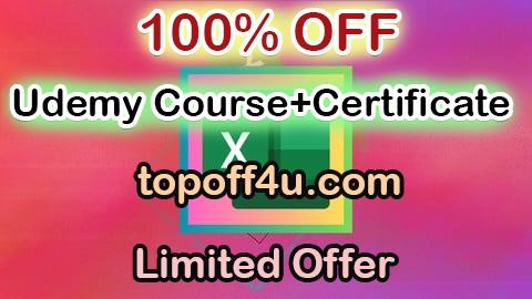 Free Coupon Code The Complete Microsoft Excel Course: Master All Levels 100% OFF