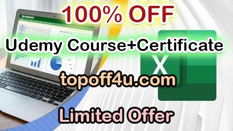 Free Coupon Code The Complete Microsoft Excel Course: Master All Levels 100% OFF