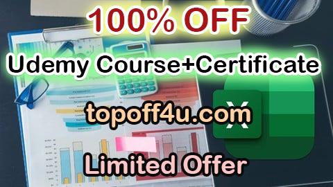 Free Coupon Code The Complete Microsoft Excel Data Analysis Basic to Advanced 100% OFF