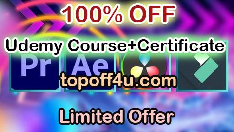 Free Coupon Code The Complete Video Editing Bootcamp from Beginning to Expert 100% OFF