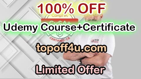 Free Coupon Code The Ultimate CompTIA CySA+ CSO-003 Practice Exam 2025 100% OFF