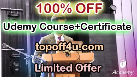 Free Coupon Code Ultimate Speaking Mastery: Learn How To Influence Anybody 100% OFF