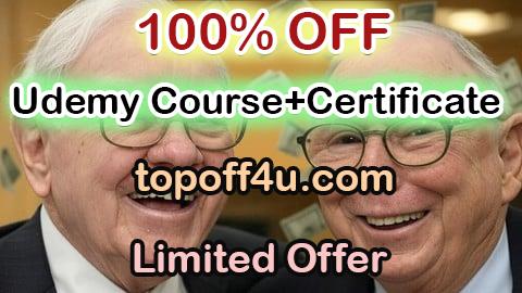 Free Coupon Code Value Investing- Retire Early, the Millionaire Path 100% OFF
